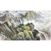 Spring in Mount Kumgang by Zhang Weixun a first-class Korean landscape and traditional Chinese painter living room and study decoration collection