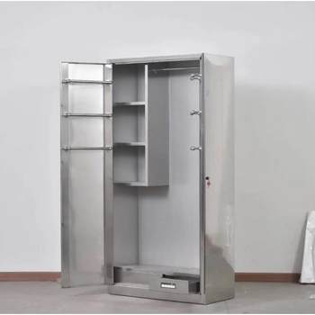 304 stainless steel cleaning cabinet school factory cleaning and sanitary cleaning cabinet household storage mop broom storage cabinet