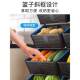 Household Kitchen Trolley Storage Rack Multi-Layer Fruit and Vegetable Basket Storage Basket Living Room Floor-Standing Snack Storage Rack