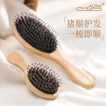 Boar bristle comb for women long hair air cushion comb massage head meridian household portable air bag comb