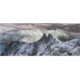 Huge 3.6-meter Korean landscape painting by People's Artist Kim Chang-seol "Moonlight on Mount Baekdu"