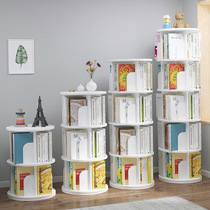 Bookshelf floor-standing home multi-layer shelf kindergarten childrens rotating bookcase removable storage rack manufacturer