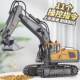 Alloy Children's Toy Car, Birthday Excavator Toy, Electric Oversized Bulldozer, Hook Machine for Girls, Kids' Toy