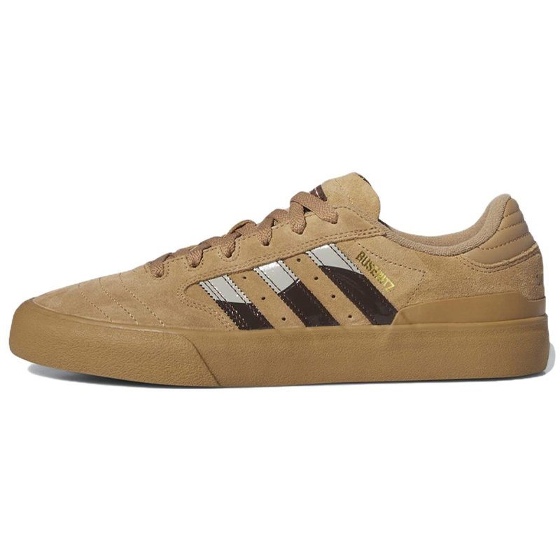 adidas originals Busenitz 百搭舒适 防滑 低帮 板鞋 男款 棕色