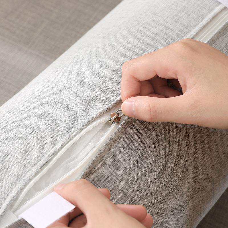 Sofa backrest heightened bay window armrest pillow long strip cylindrical pillow fills the gap sofa armrest pillow lumbar cushion