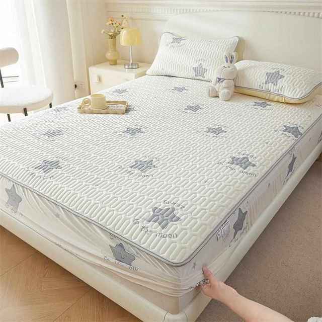 Milk velvet bed sheets single piece thickened cotton flange coral velvet duvet single pillowcase three-piece set children's double kang single