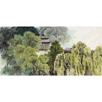 2007 Living room collection decoration of Spring in Daedongmen by Kim Chung-hyuk a first-class Korean landscape and traditional Chinese painter