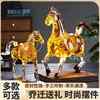 New horse-shaped wine bottle high borosilicate glass thickened zodiac made in China special high-end ornaments for wine zodiac