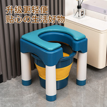 Squatting to toilet chair household toilet simple toilet for pregnant women and the elderly toilet stool spittoon squatting toilet