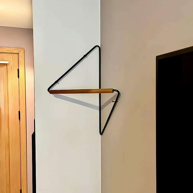 Wall-Mounted Clothes Rack That Doesn'T Take up Space, No-Drill Towel Rack, Corner Hook