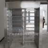 Fingerprint recognition full-height turnstile factory access control attendance stainless steel fence rotating channel 90-degree cross gate