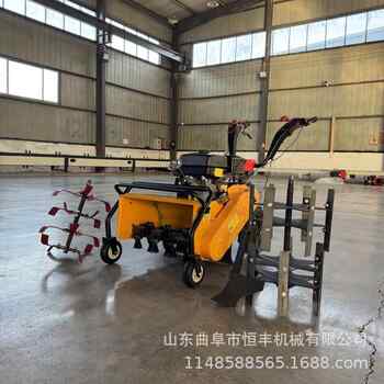 Small machine fjq type oil plowing trench weeding orchard diesel micro-tillage agricultural multi-steam function weeder rotary tillage four