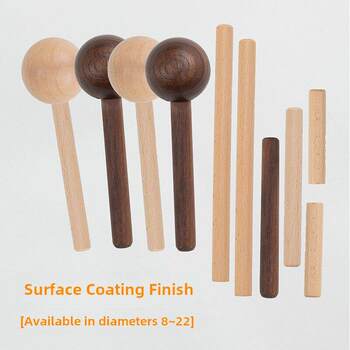Iwood hole board accessories customized solid wood sticks matchsticks black walnut color log color hooks