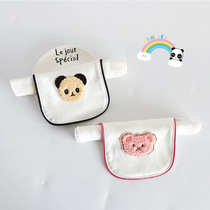 Baby sweat towel summer small ins Korean version new pure cotton gauze absorbent pad sling kindergarten baby soft absorbent