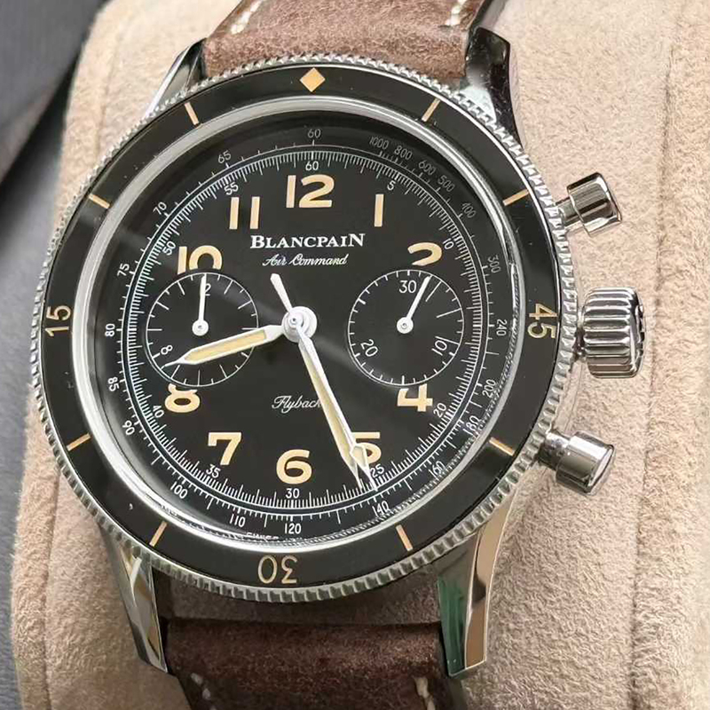 Box and Certificate Blancpain Air Force Commander Series Stainless Steel Automatic Mechanical Watch Men's Watch 98% New Ac01-1130-63A Box and Certificate Blancpain Air Force Commander Series Stainless Steel Automatic Mechanical Watch Men's Watch 98% New Ac01-1130-63A