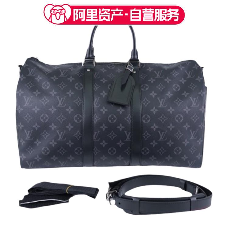 Brand New Lv Louis Vuitton Black Monogram Keepall45 Travel Bag Brand New Lv Louis Vuitton Black Monogram Keepall45 Travel Bag