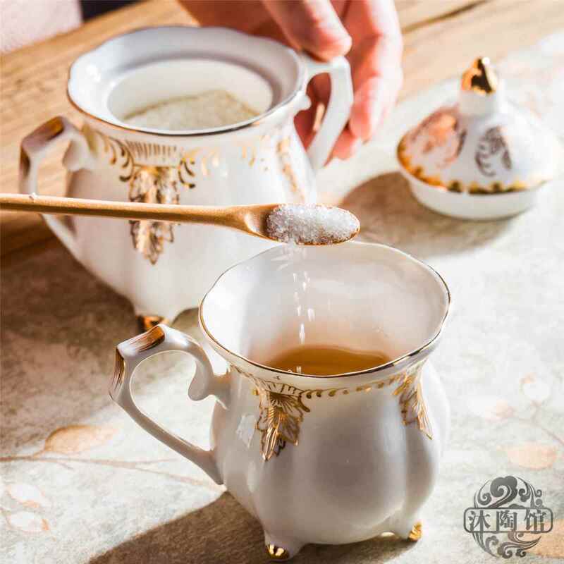 Ceramic Coffee Set with Tray, European-Style Tea Set, English Afternoon Tea Set, Teapot, Teacup, Coffee Cup Set, Gift Set Ceramic Coffee Set with Tray, European-Style Tea Set, English Afternoon Tea Set, Teapot, Teacup, Coffee Cup Set, Gift Set