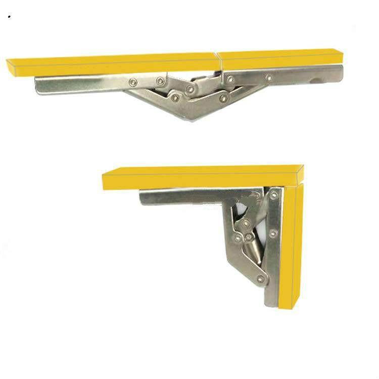 Coffee Table Dining Table 90 Degree 180 Degree Self-Locking Folding Hinge Table Leg Furniture Hardware Connector Accessories Buckle
