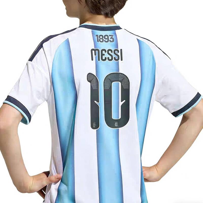 2026 Argentina National Team Home Jersey Children's Clothing No. 10 Messi No. 11 Di Maria Kidsren's Football Uniform 2026 Argentina National Team Home Jersey Children's Clothing No. 10 Messi No. 11 Di Maria Kidsren's Football Uniform