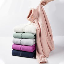 Fall and winter outdoor double sides wear coral velvet dress thickened warm breathable granule sweater coat girl