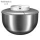 Electric Stainless Steel Vegetable Salad Dehydrator, Hand-Cranked Oil-Removing and Dehydration Machine, Fruit and Vegetable Draining Basket, Household Vegetable Washing Basin