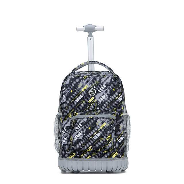 Japanese Elementary School Students' Silent Trolley Schoolbag for Boys and Girls, Large Capacity, Waterproof, Stair-Climbing Capable, Junior High School Trolley Bag