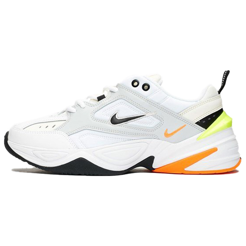 Nike M2K Tekno Tekno Light Bone 低帮 老爹鞋 男女同款 白橙黄