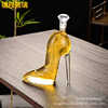High heels soaking wine bottles, glass craft white wine bottles sealing creative glass red wine container soaking wine bottles