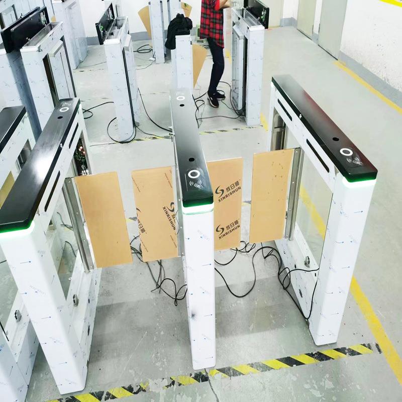 Community swing gate fully automatic pedestrian intelligent construction site tripod gate campus access control attendance gate intelligent sensor