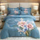 Four-piece set of cotton pure cotton 100 bedding 2025 new bed sheets quilt covers quilt covers dormitory three-piece set 4