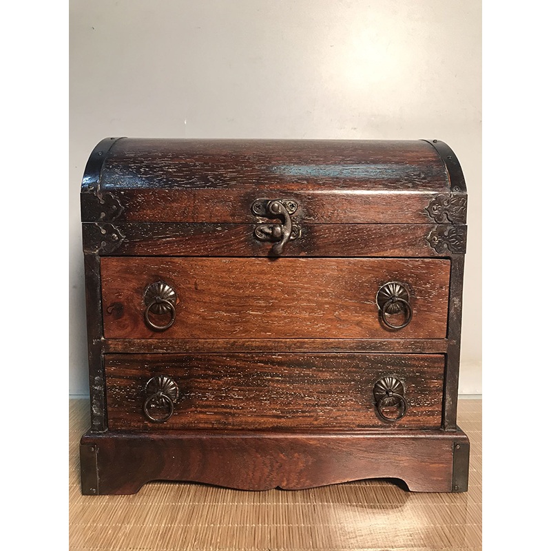 Rosewood mirror jewelry box-FD4359