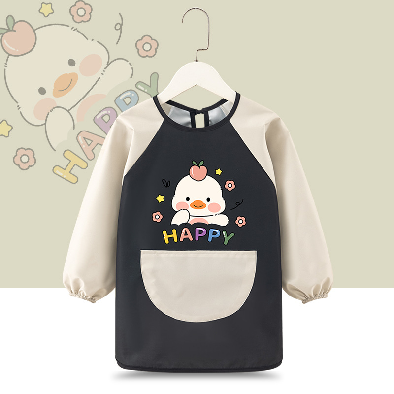 Kindergarten children's apron, painting, dressing, waterproof coverall