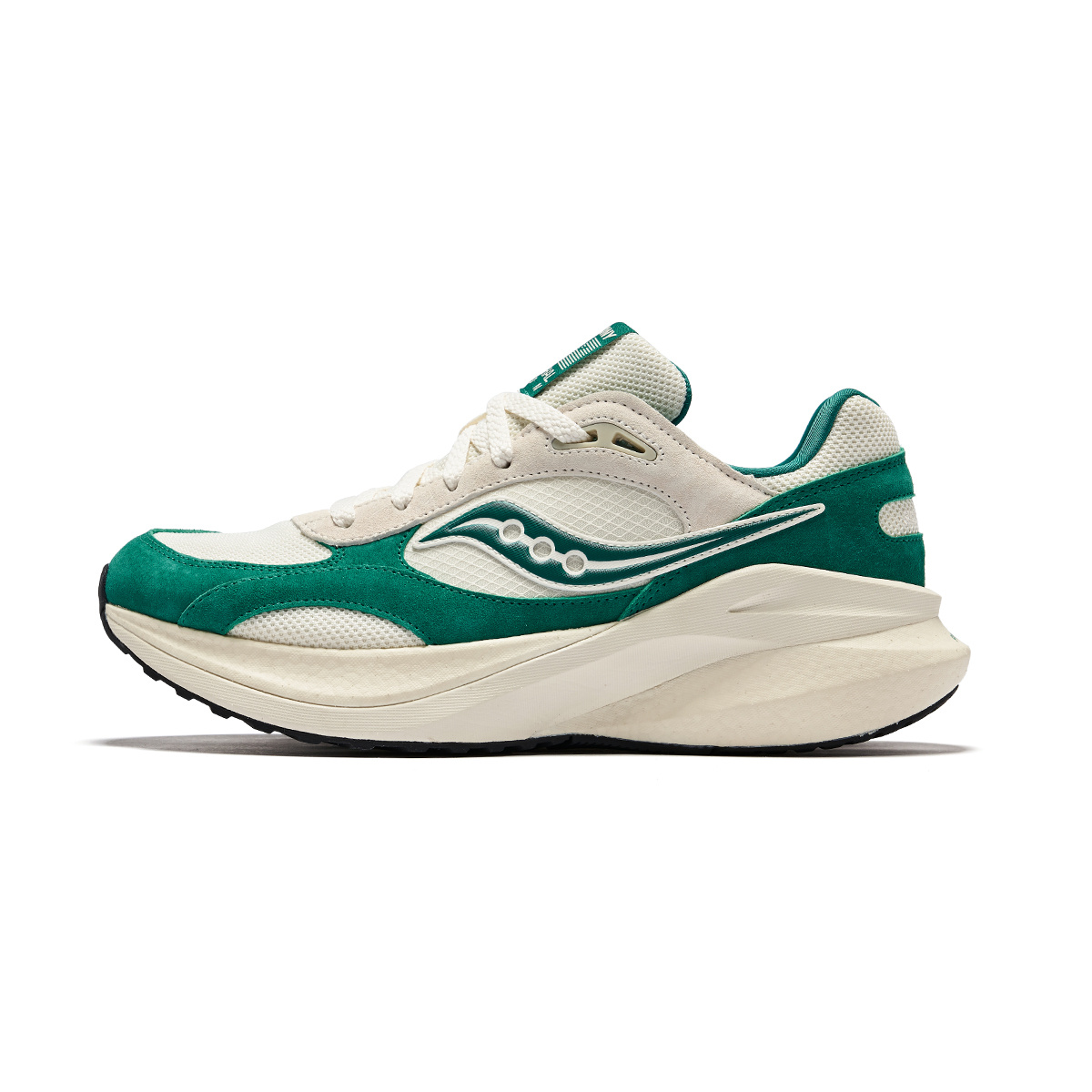 Saucony MARSHAL ICON 复古文化 低帮跑步鞋 男女同款 米绿