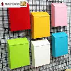 Small Letter Box with Lock Small Letter Box Anti-rust Suggestion Box Wall-hanging Letter Box Convenience Box Mailbox Wall-hanging Class Tube