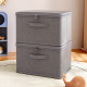 Lock storage box household clothes quilt sorting box large capacity large folding wardrobe clothes storage basket