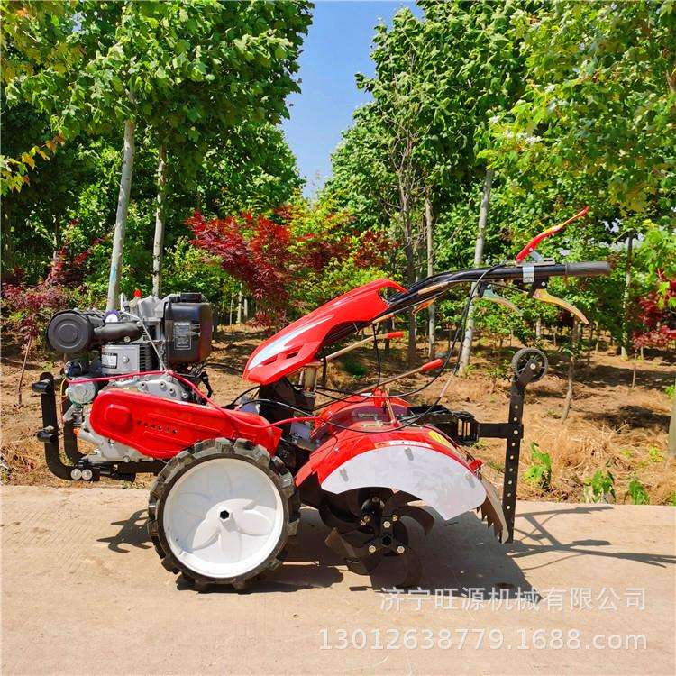 Agricultural tillage machinery Small gasoline 7.5 HP rotary tiller Diesel electric start micro tiller