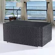 Ngoài trời Wicker Ghế Sofa Ban công trong nhà và ngoài trời Sân Giải trí Bàn cà phê Kết hợp Nội thất Giả mây Mây Cafe Ăn uống - Nội thất siêu thị