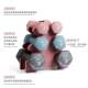 Kettlebell Dumbbell Dumbbell Rack Combination Set 2lb lb 5lb with Three-Layer Dumbbell Rack Strength Training Equipment Fitness