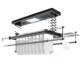 Electric Clothes Drying Rack with Remote Control, Retractable Balcony Clothes Drying Rod, Smart Home Clothes Dryer