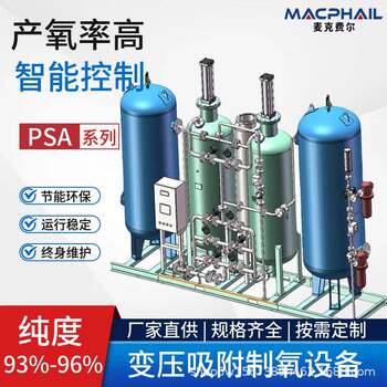 30 cubic oxygen generator, high-efficiency intelligent oxygen generator, pure oxygen machine, high-purity industrial oxygen generator equipment