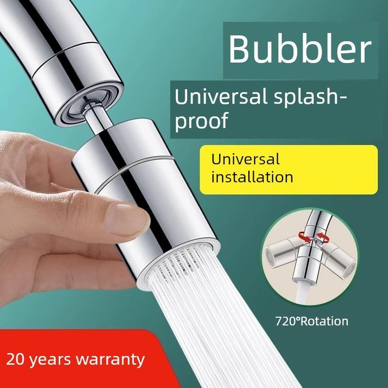 Kitchen Faucet Extender Universal Vegetable Basin Anti-Splash Universal Rotating Filter Booster Aerator Nozzle