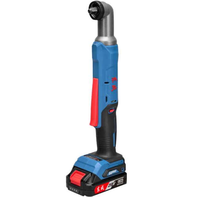Dongcheng rechargeable brushless angle impact wrench lithium battery 90 degree right angle electric wrench stage truss tool