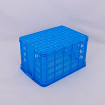 Manufacturer thickened basket material 580 handle plus 41 thick large plastic fruit basket blue new material thickened plastic basket