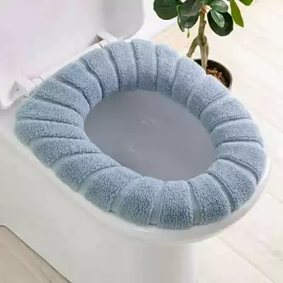 Universal toilet seat cushion Toilet seat cushion Toilet seat cover Winter thickened toilet pad Household washable toilet seat ring pad