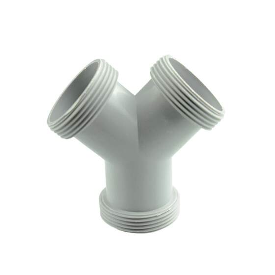 水槽洗脸盆洗衣机浴室柜排水管Y型三通接头螺纹4745mm排污配件