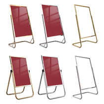 Stainless steel billboard display stand water sign vertical hotel welcome sign display sign outdoor door poster