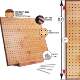 Wooden Blocking Board Wool Knitting Board Solid Wood Square Granny Square Pattern Shaper