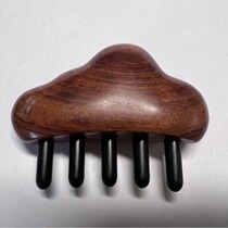 Yun Duo Yun African rosewood and horn head massage comb meridian comb