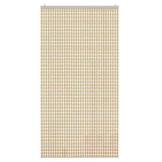 Beaded Curtain, Camphor Wood Door Curtain, Summer Home Use, High-End Silent Bedroom Curtain, Fly-Blocking New Partition Curtain