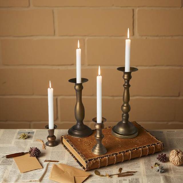 Retro European candlestick ornaments iron art living room dining table home candle holder photography props metal candle cup